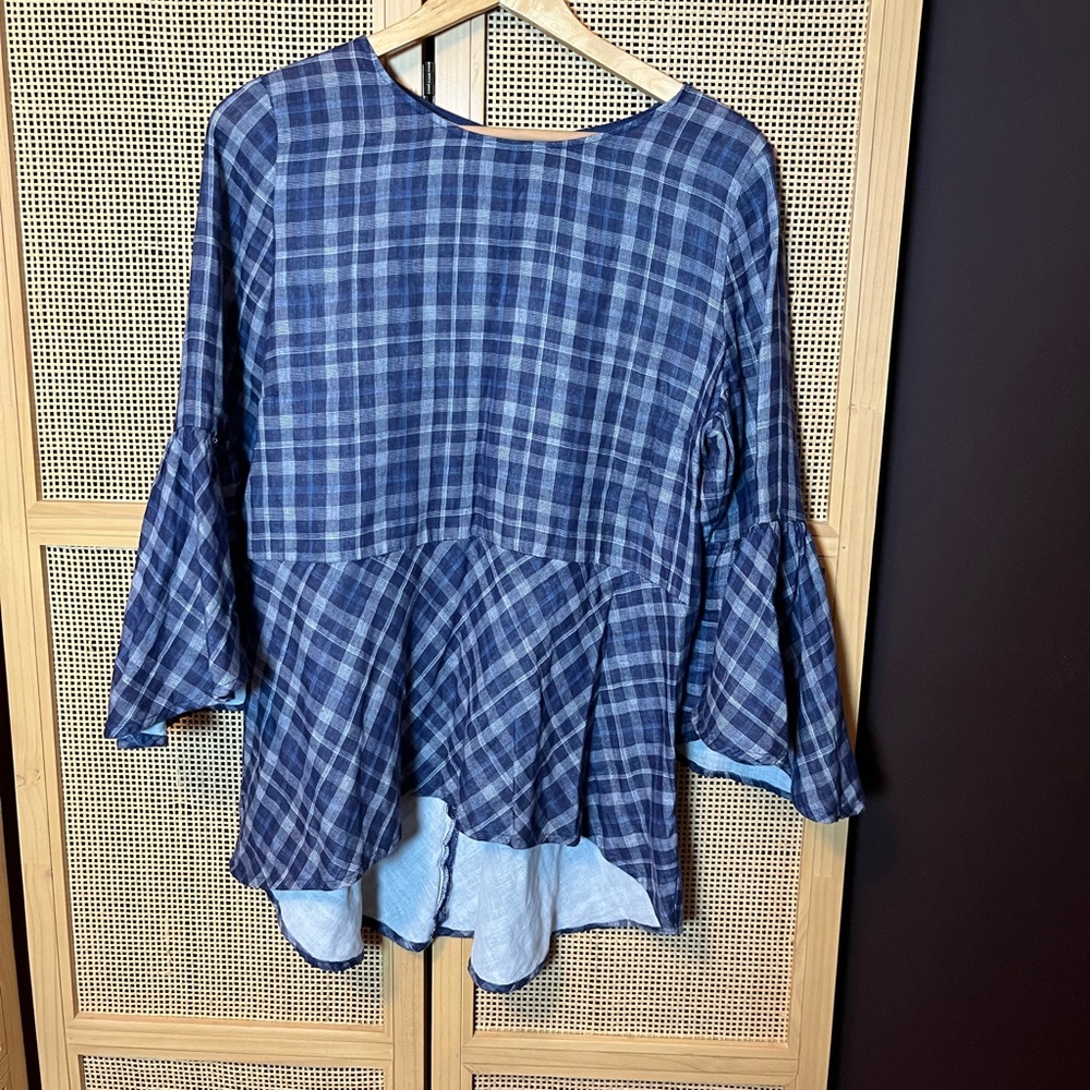 Kensie Women’s XL Plaid Top